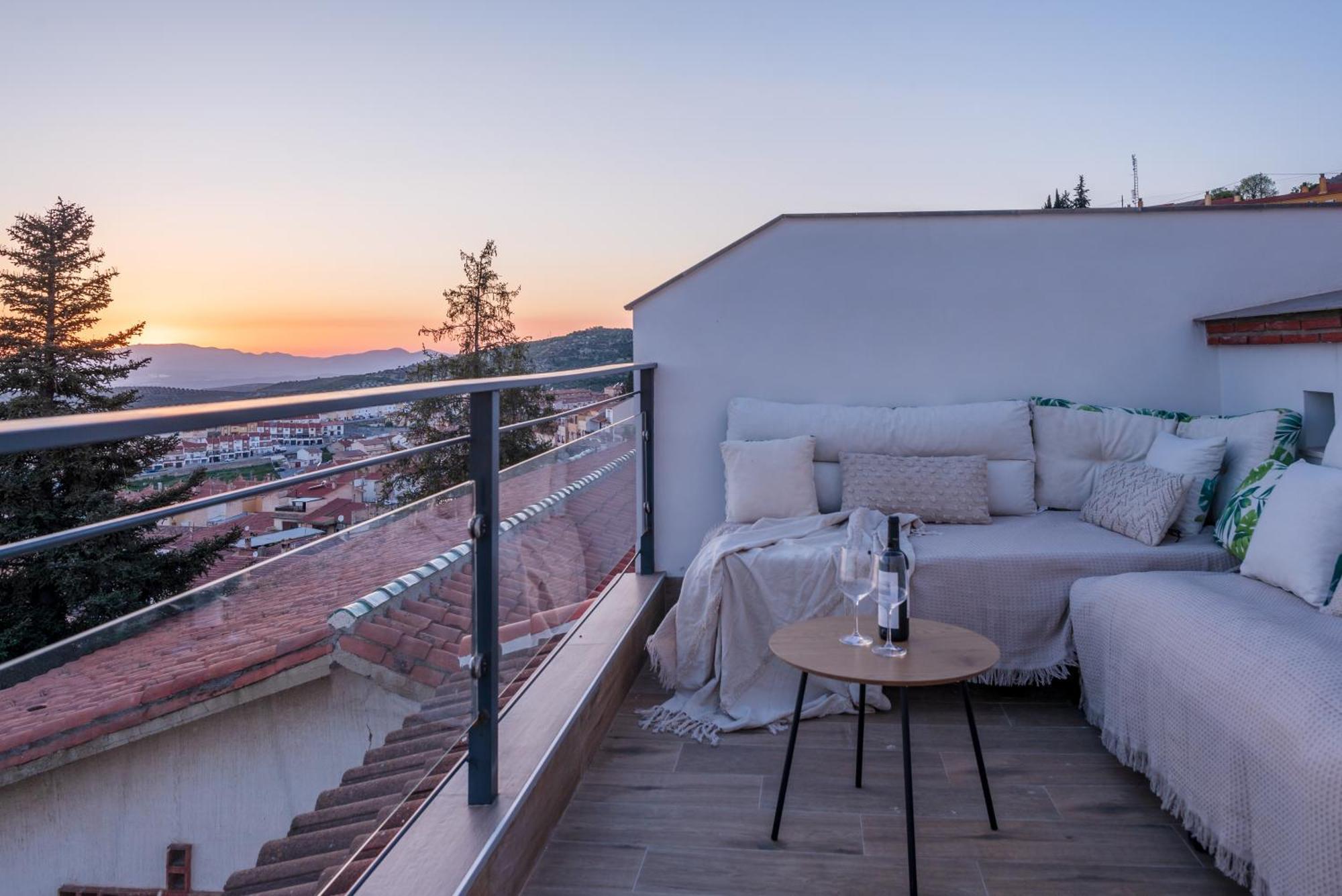 Casa Penalisa Con Jacuzzi, Barbacoa, Chimenea Y Vistas Panoramicas A Granada Villa Alfacar Bagian luar foto